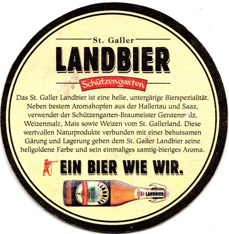 sankt gallen sg-ch sch�tzen landbier 1b (rund200-ein bier wie wir)